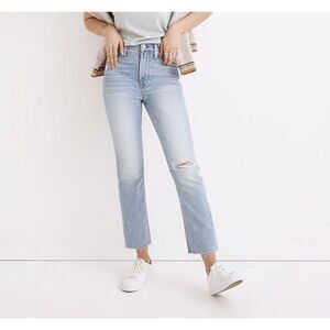 Madewell High Rise Jeans in Soft Blue